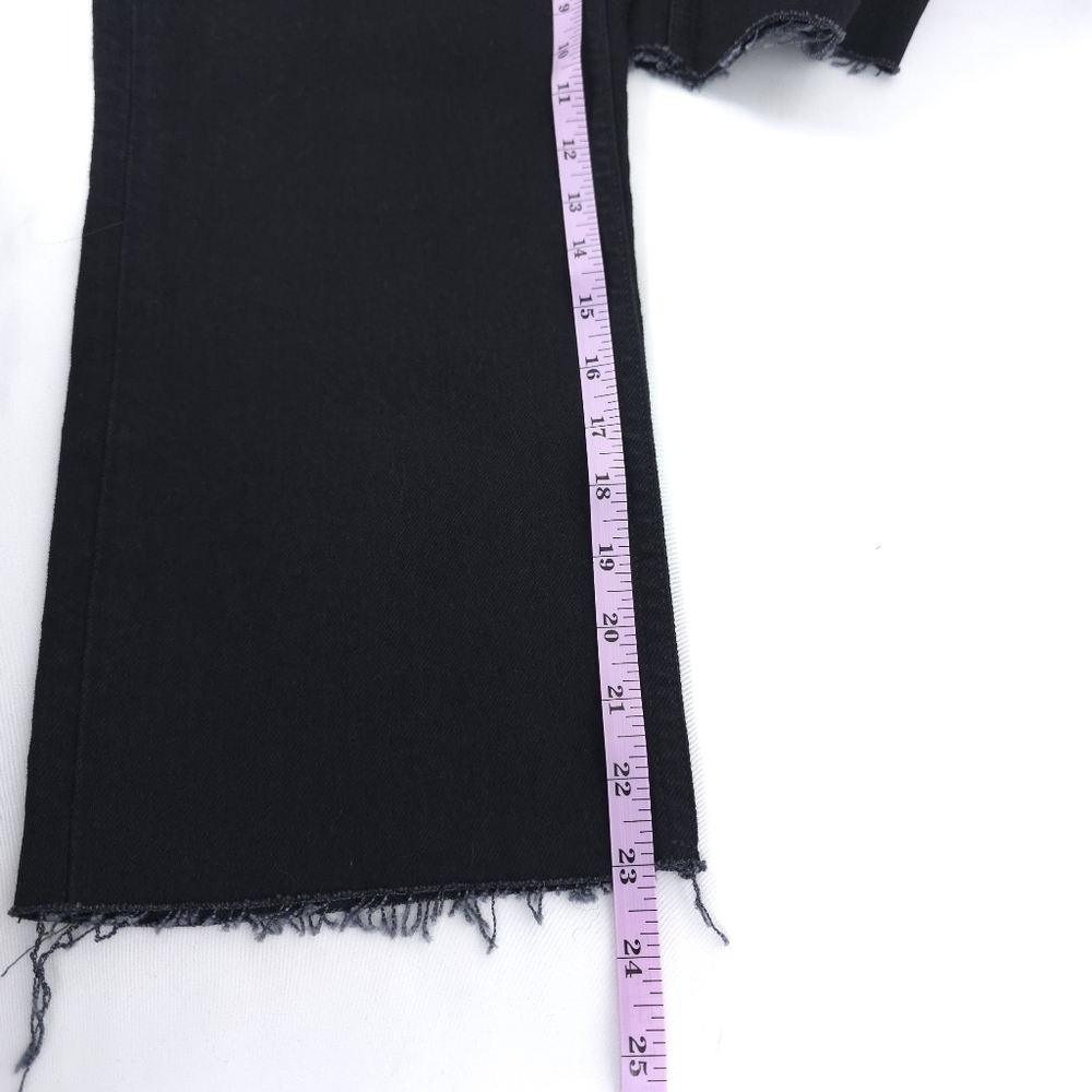 Topshop Petite high waist raw hem straight cropped size 28 - Picture 6 of 11